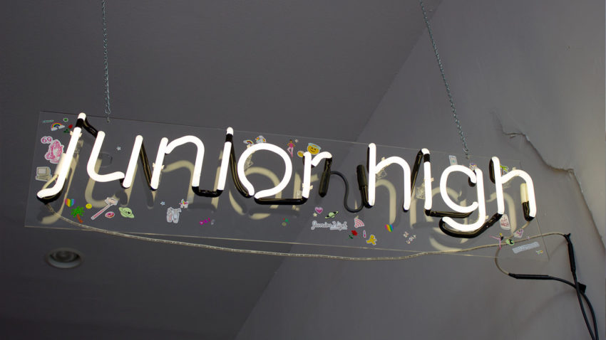 Storefront at Junior High.