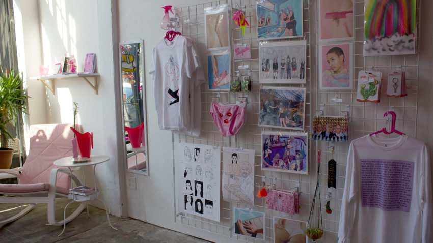 Storefront at Junior High.